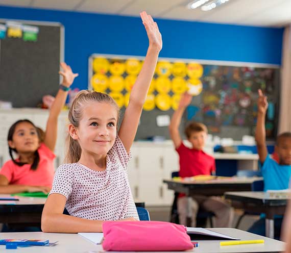 Healthy germ-free classroom