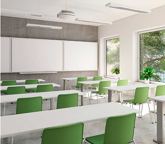 Germ-free classroom